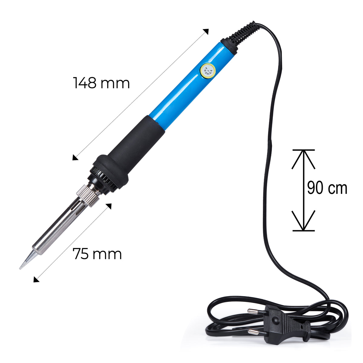 RTO Soldering Kit: 60 W Precision Soldering Iron with Adjustable Power + 6 Tips - e641 – image 4