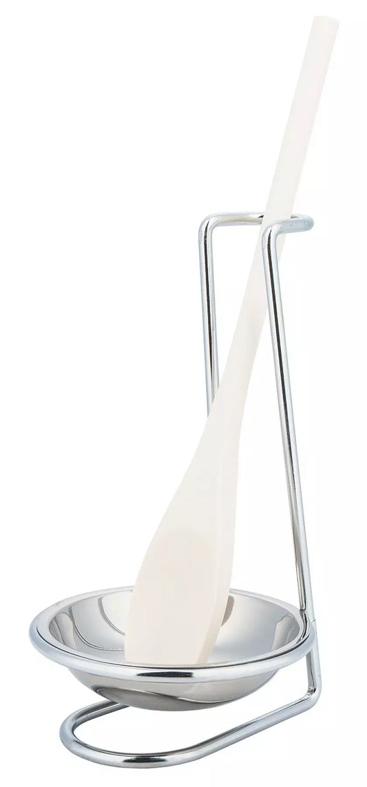 Spoons, tongs – Kitchen spoon with stand, wood and steel, Kinghoff - Carlat