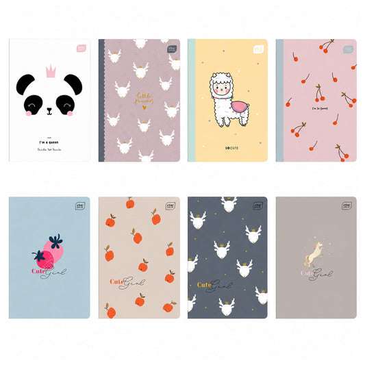 Stationery – A5 Notebook, 3-line, 16 pages, Assorted Designs, INTERDRUK - Carlat