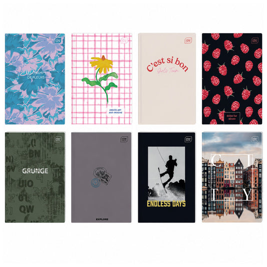 Stationery – A5 Notebook, Thick-Lined, With Margins, 96 Pages, INTERDRUK - Carlat