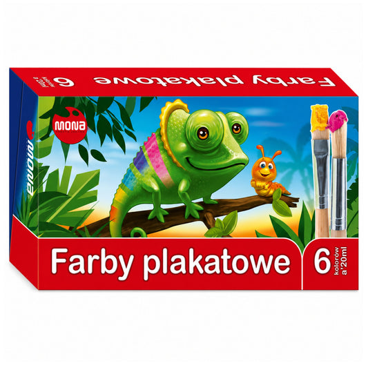 Stationery – MONA 6-Color 20 ml School Poster Paints - Carlat