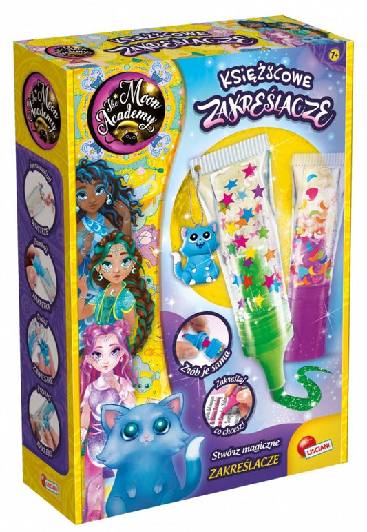 Stationery – Moon Academy Set - Moon Highlighters - Carlat