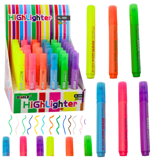 Stationery – Neon Highlighter Pen for School and Office Notes - Carlat