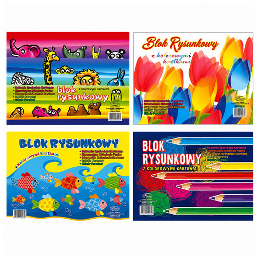Stationery – PROTOS A4 Color Sketch Pad, 16 Sheets, 80g - Carlat