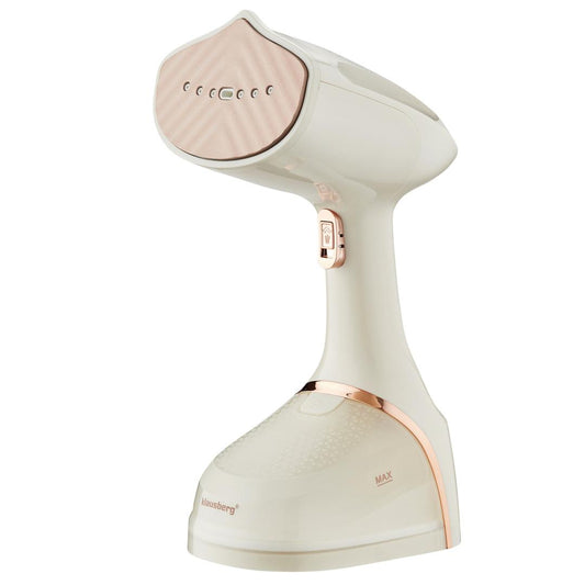 Steam iron for vertical garment pressing, 400 ml capacity, beige, Klausberg - Carlat