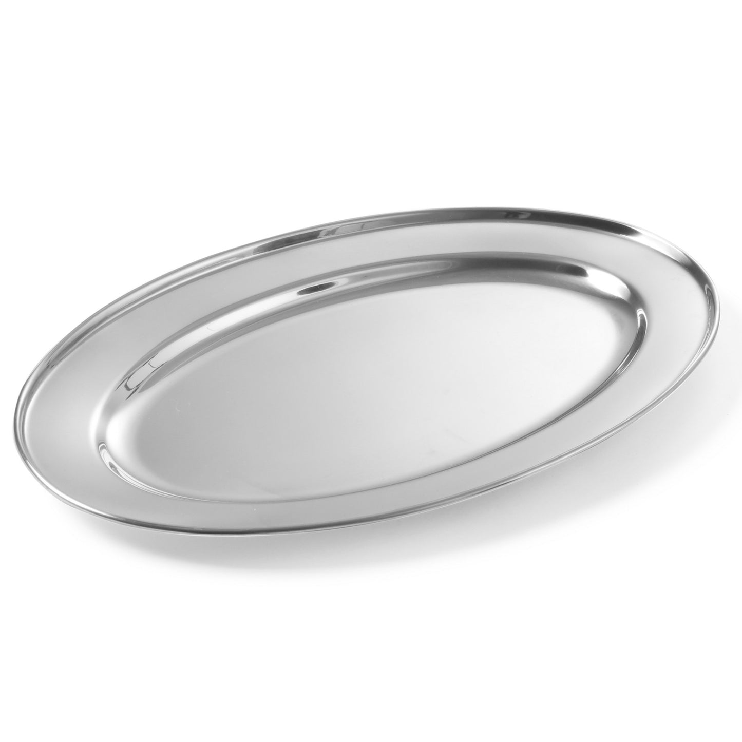 Steel dish for meat and meats oval length 24 cm - Hendi 404102 - Carlat