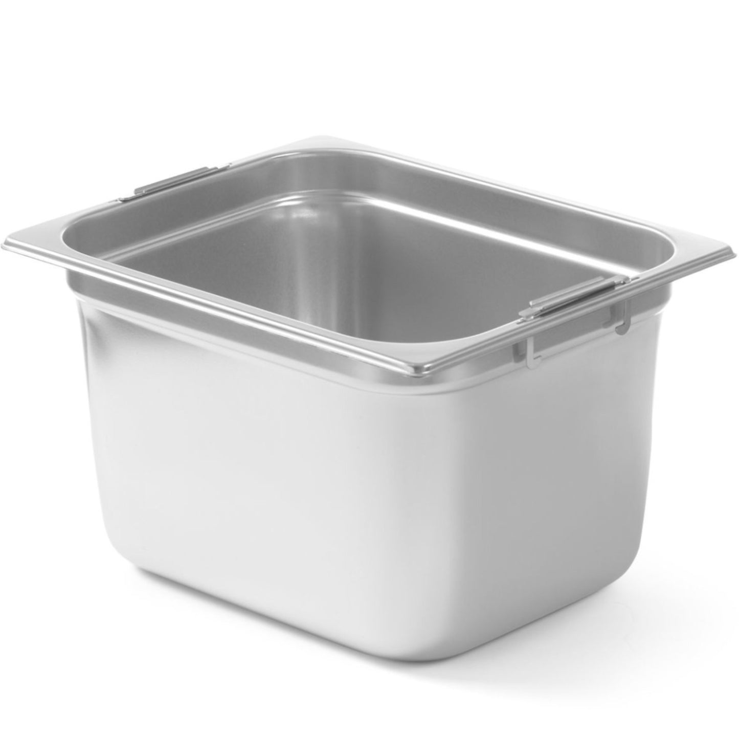 Stock Pots – GN 1/2 container with retractable handles STEEL - Carlat