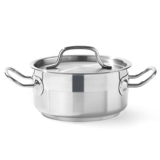 Stock Pots – Garnek niski Profi Line z pokrywką 1,5 - Carlat
