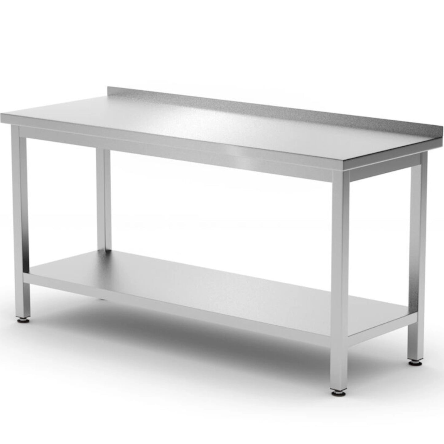 Tables – Wall-mounted worktop table with shelf edge Kitchen Line - Carlat