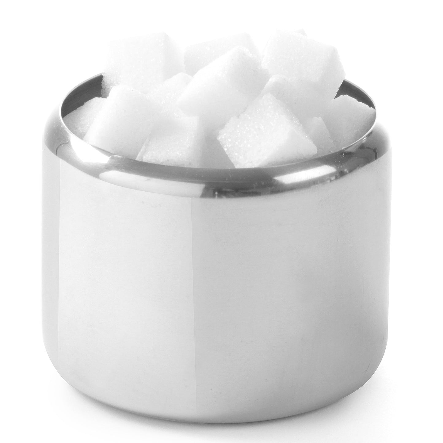 Tableware – Stainless steel sugar bowl, dia. 85mm 300ml - Carlat