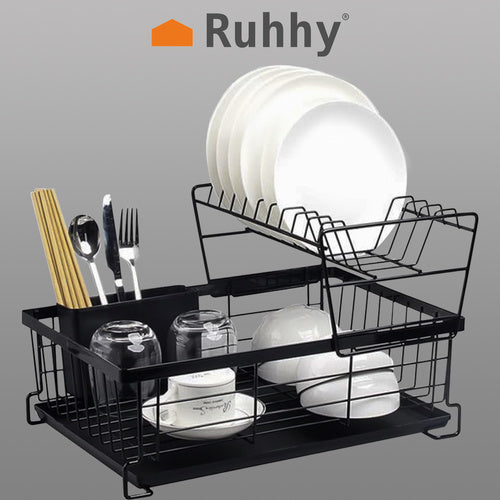 The remaining – Ruhhy Two-Tier Dish Rack - Carlat