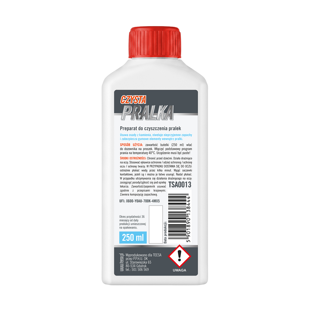 The remaining – TEESA 250 ml Washing Machine Cleaner - Carlat