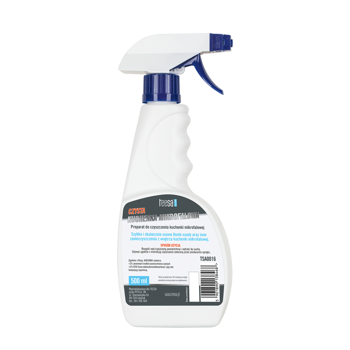 Teesa The remaining – TEESA 500 ml Microwave Cleaner – image 2