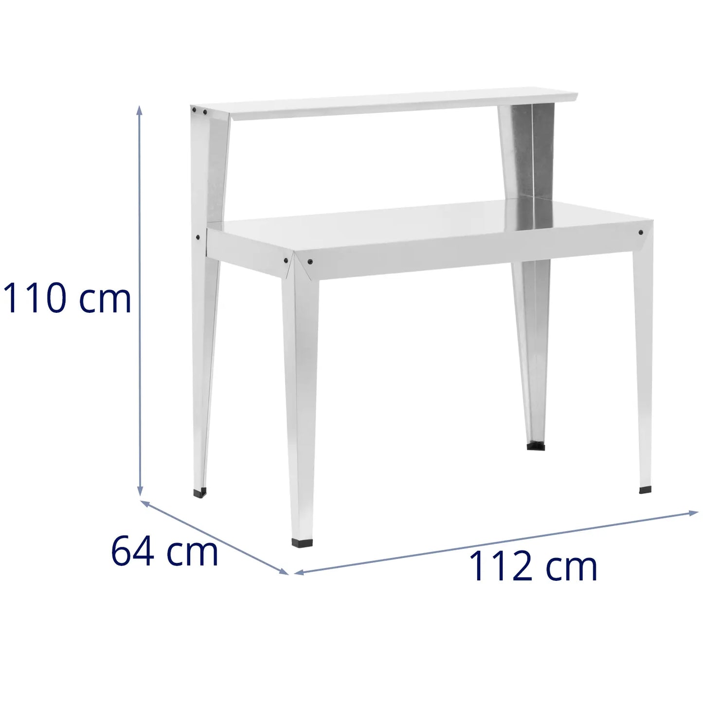 Tools – Garden table for planting plants with shelf, steel, - Carlat