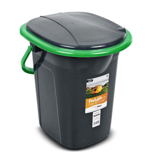 Tourist toilets – GreenBlue GB320BG tourist toilet, black and green - Carlat