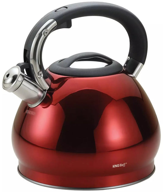 Traditional Teakettles – Kinghoff 3.4-liter Traditional Red Kettle - Carlat