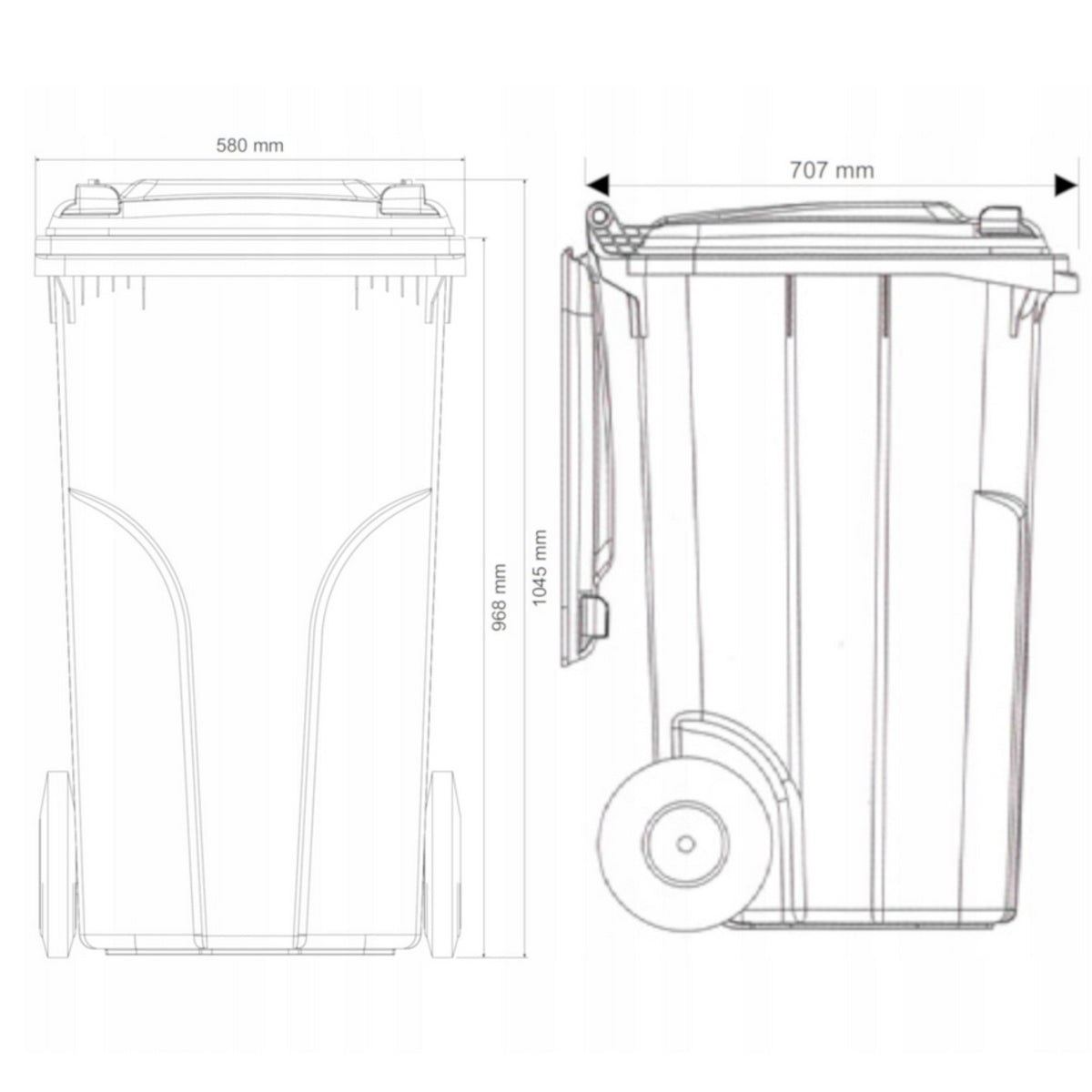 Trash Cans – Container for waste and garbage CERTIFICATES Europlast - Carlat