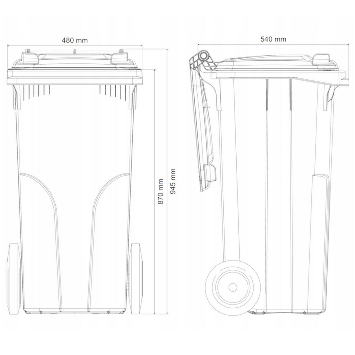 Trash Cans – Container for waste and garbage CERTIFICATES Europlast - Carlat
