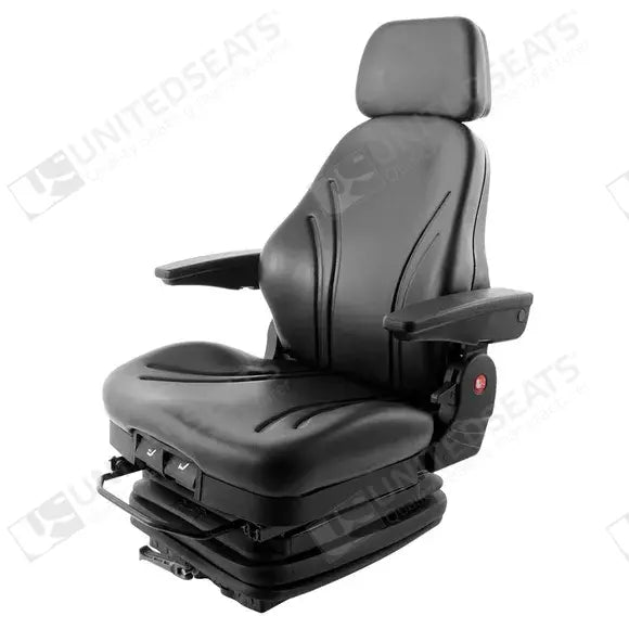 UnitedSeats CS85/C2 construction suspension seat PVC - UnitedSeats Mechanical suspended seat