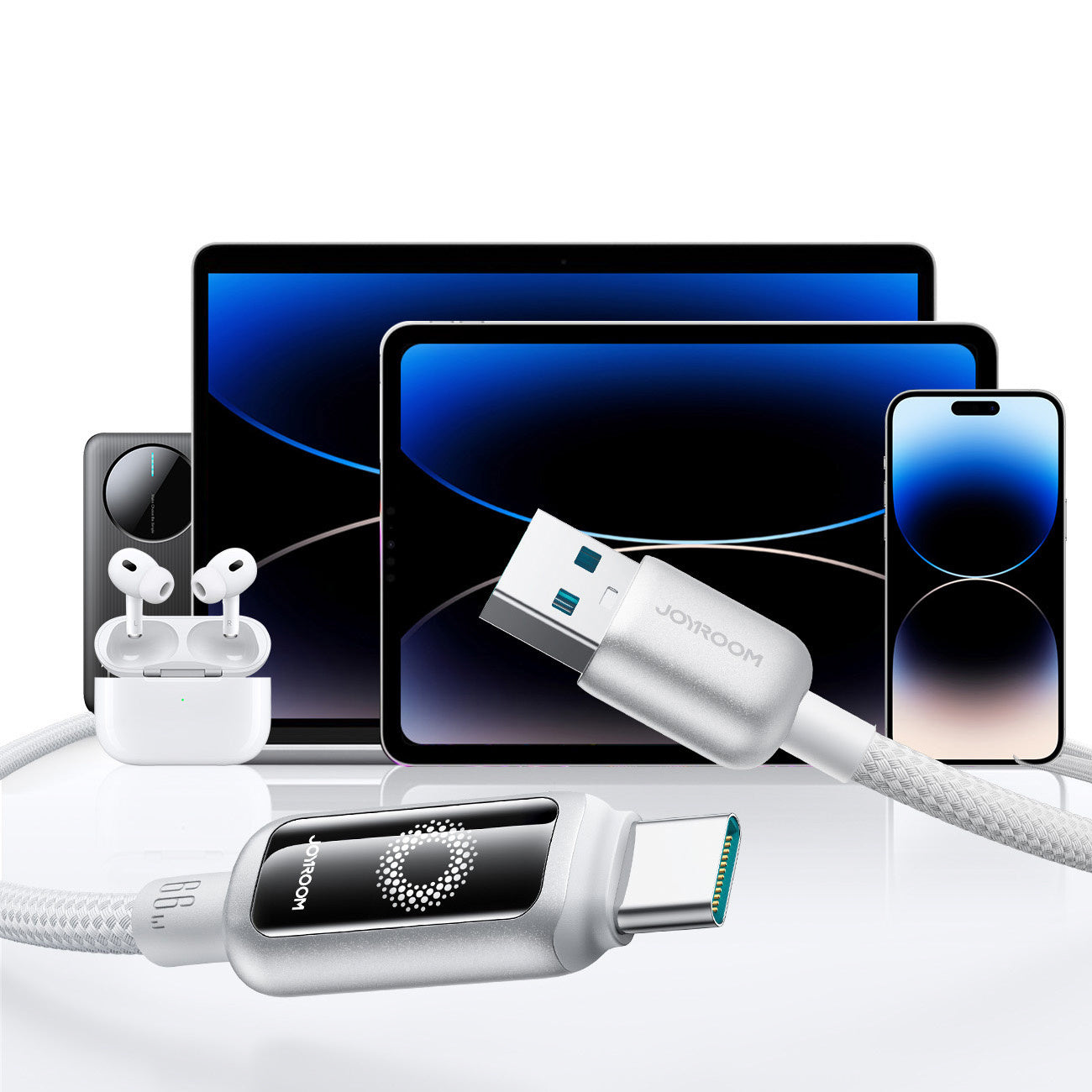 USB Cables – Braided cable USB-A - USB-C 66W 1.2m - Carlat