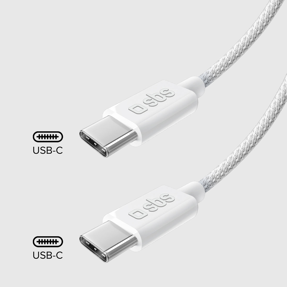 USB Cables – Braided cable USB-C 60W 1.5m - gray - Carlat