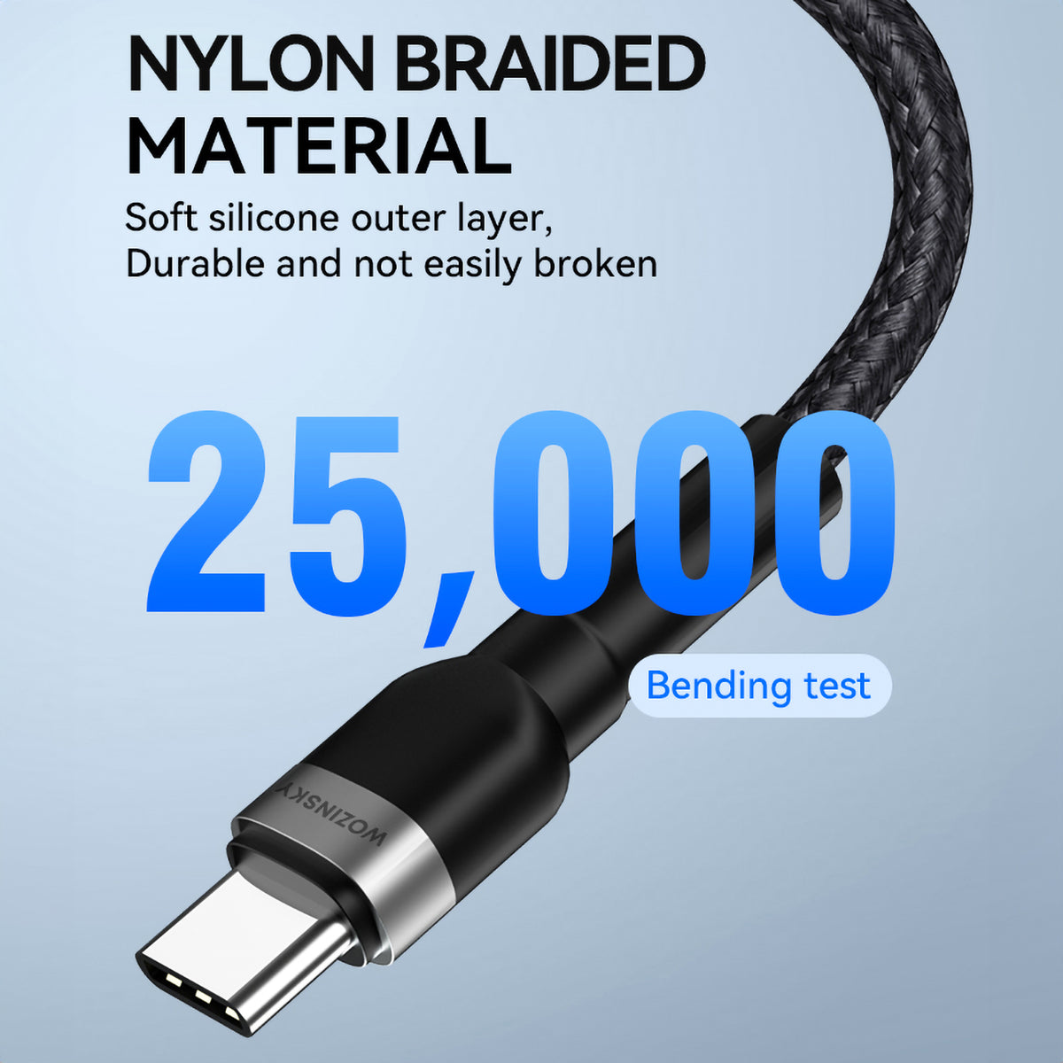 USB Cables – Braided cable USB-C - USB-C PD 65W - Carlat
