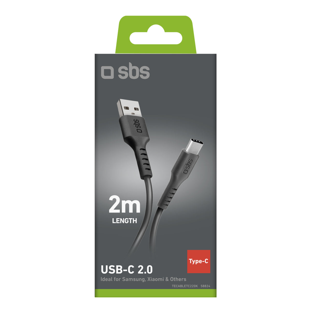 USB Cables – USB-A - USB-C cable 1m - black - Carlat