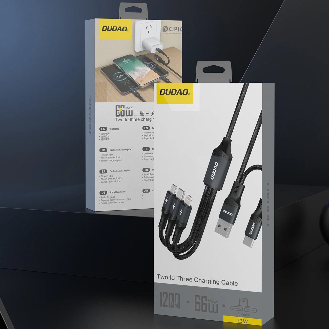 USB Cables – USB-A USB-C to Lightning USB-C MicroUSB 66W - Carlat