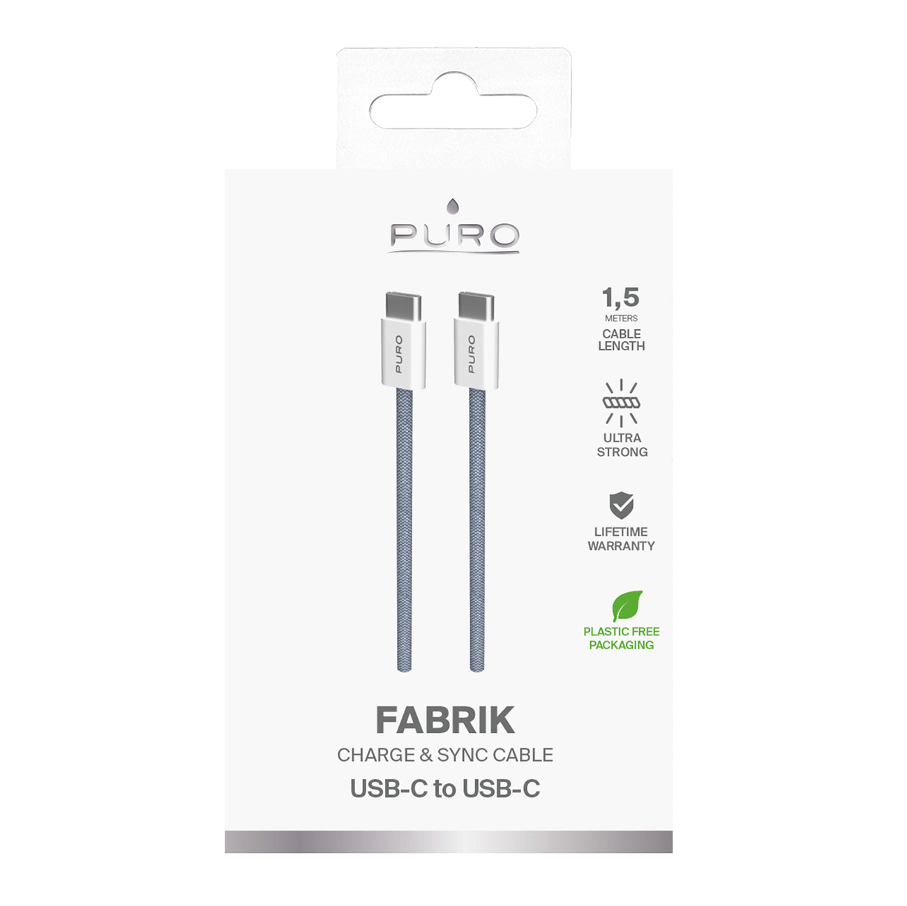 USB Cables – USB-C cable 60W 1.5m - blue - Carlat
