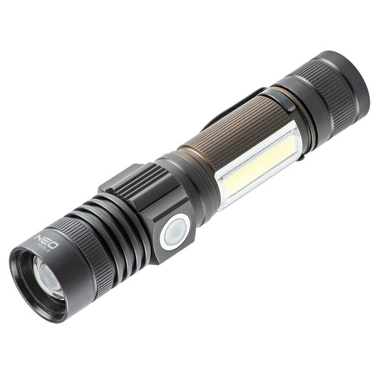 USB rechargeable flashlight 800 lm 2 in 1 CREE T6 LED - Carlat