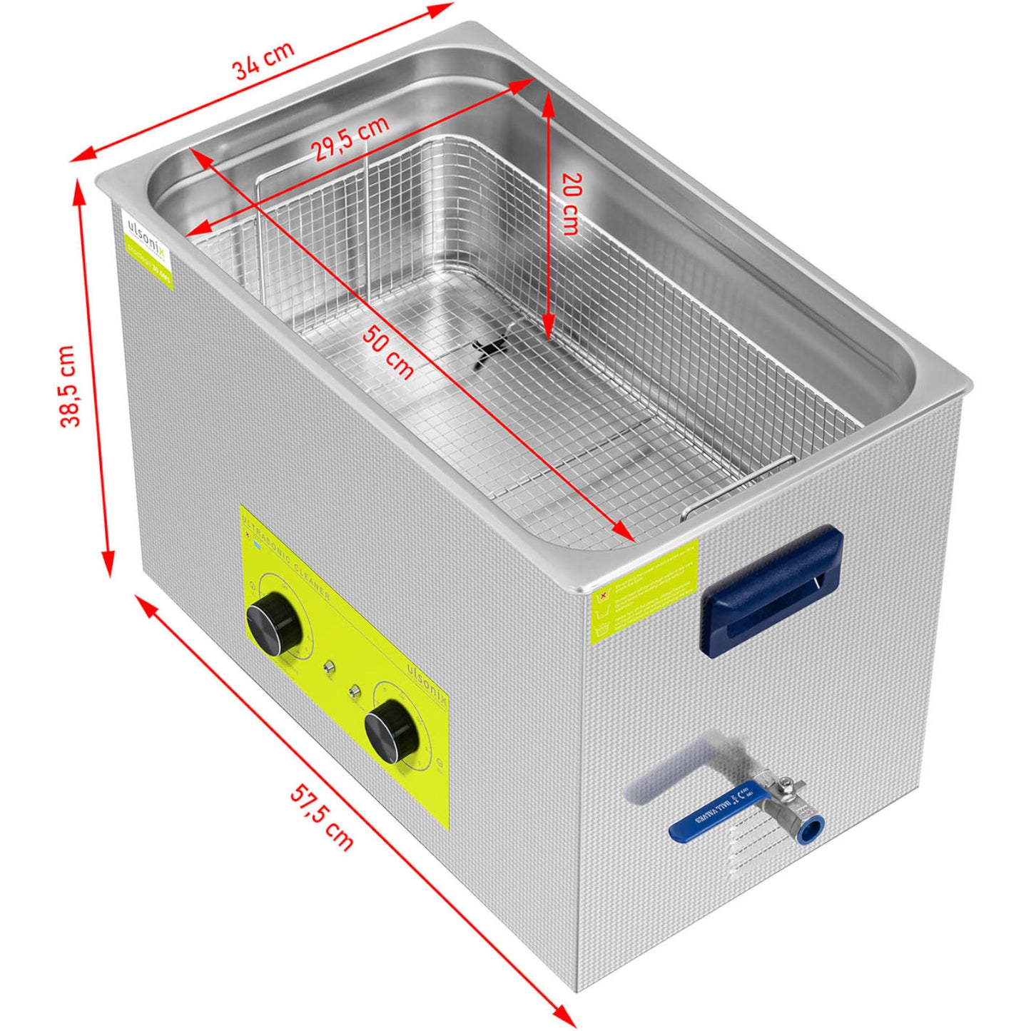 Ultrasonic Cleaners – Ultrasonic bathtub purifier 10 l 240 W - Carlat