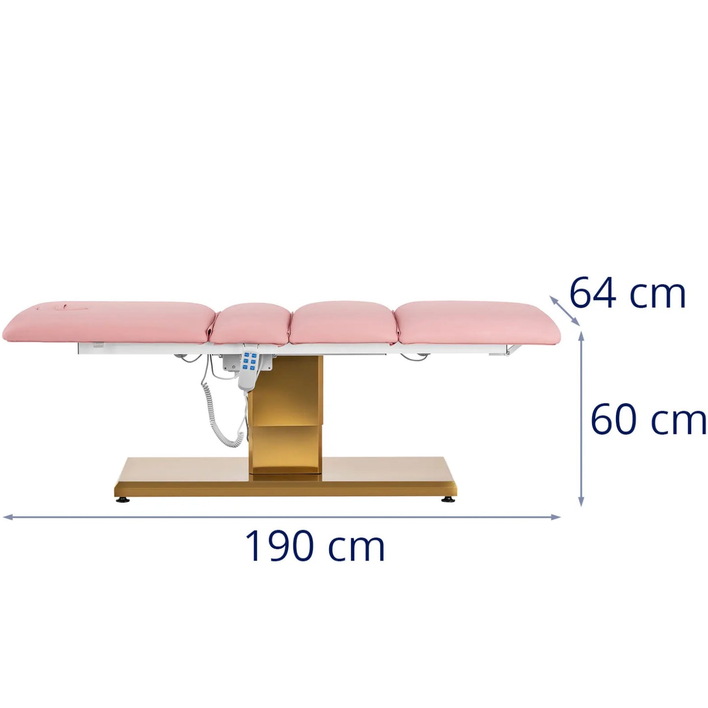 VITERBO cosmetic chair for SPA tattoo massage 150 kg - rose gold - Carlat