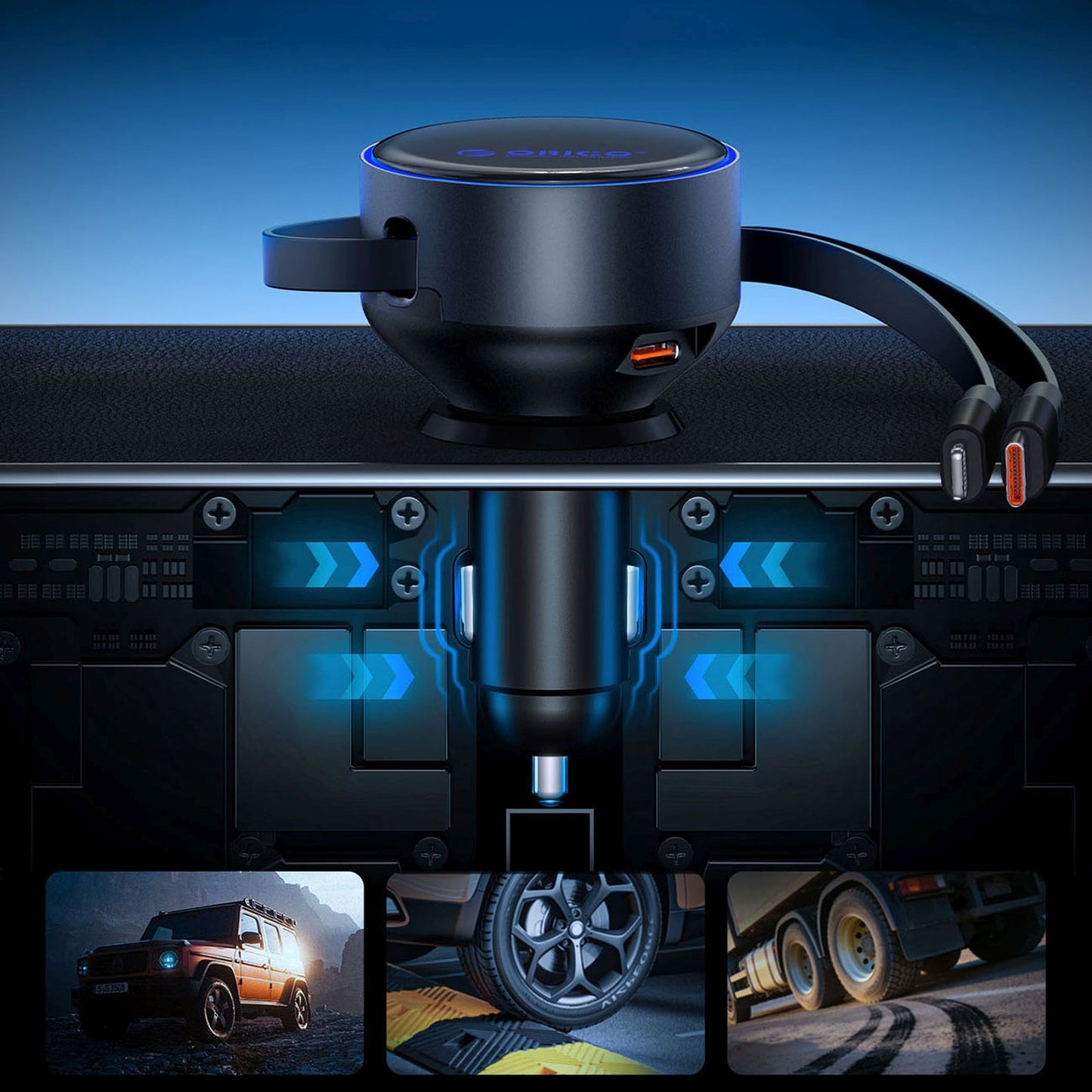 Vehicle Jump Starters – iPhone Lightning 60W car charger with - Carlat