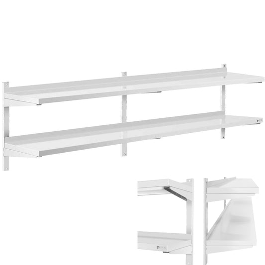 Wall Shelves & Ledges – Double, adjustable, hanging catering wall - Carlat