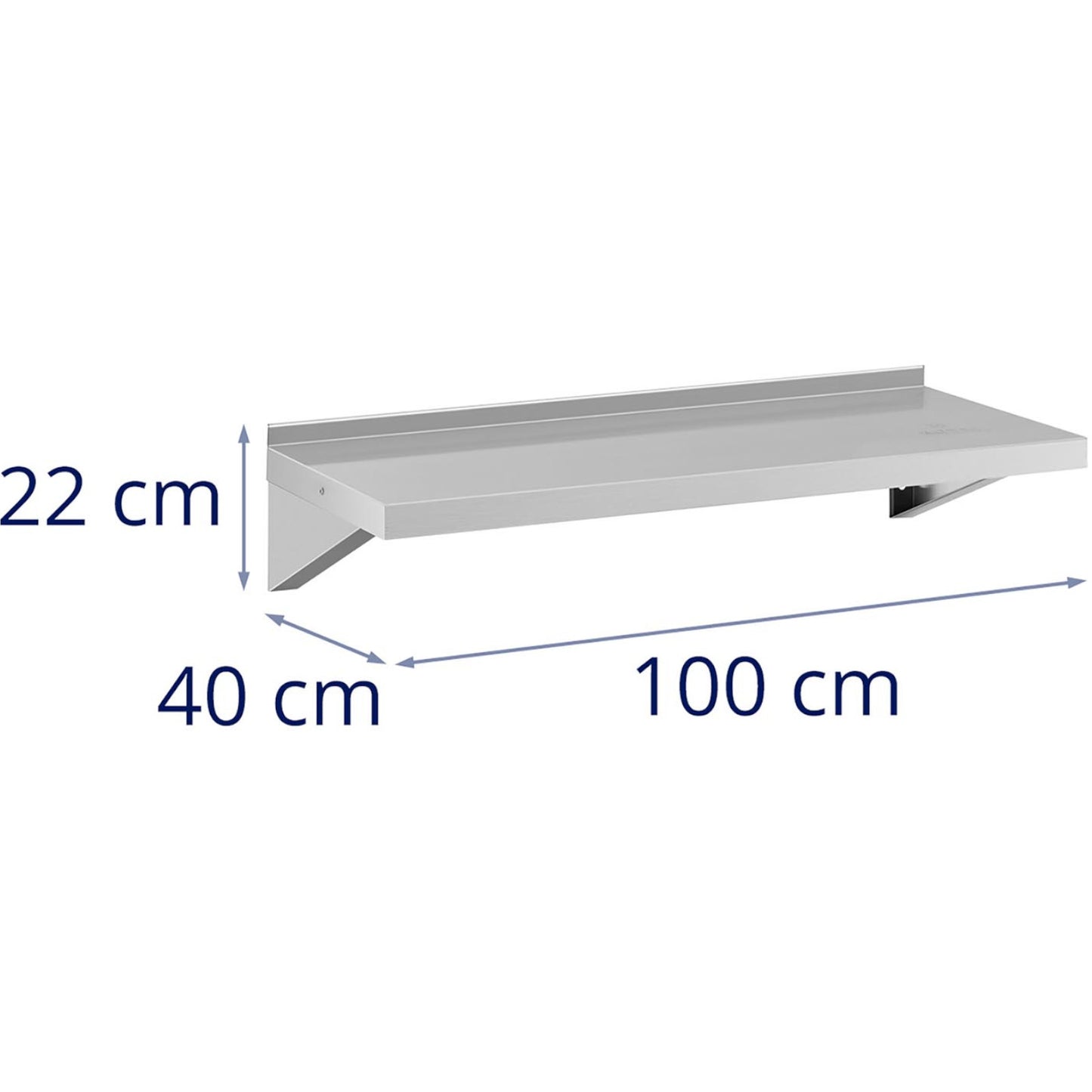 Wall Shelves & Ledges – Wall-hung kitchen shelf made of - Carlat