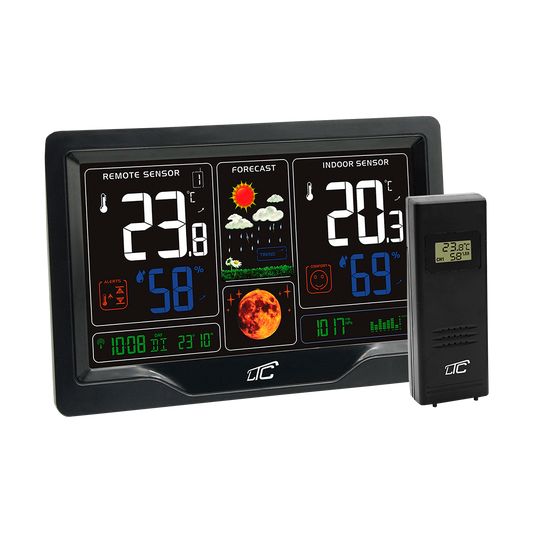 Weather stations – Weather Station with Color Display - Black LXSTP09C - Carlat