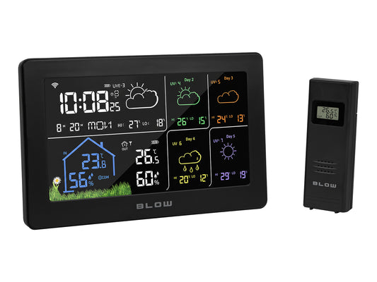 Weather stations, thermometers – 50-392# Blow WS108 Tuya Wireless Weather Station - Carlat