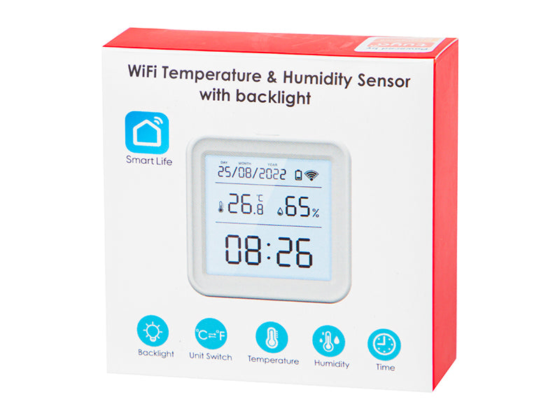 Weather stations, thermometers, and – 50-337# Blow TU197 Wi-Fi Tuya Thermohygrometer" - Carlat