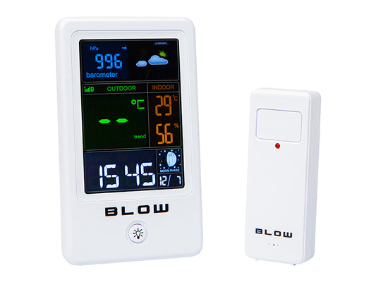 Weather stations, thermometers, and – 50-380# "Blow WS101 Wireless Weather Station" - Carlat