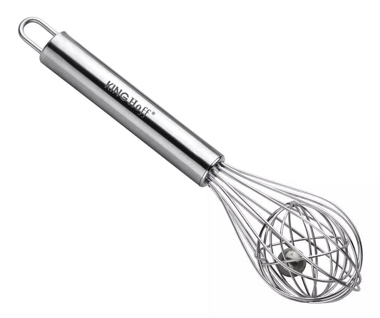 Whisks and beaters – Whisk, ball whisk, steel, 21 cm, Kinghoff - Carlat