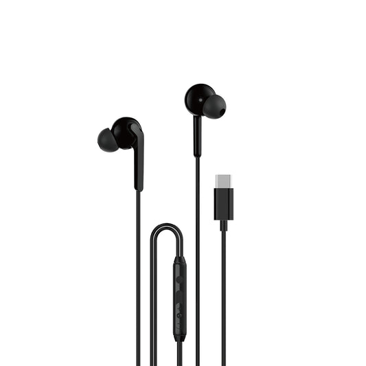 X3C+ in-ear wired headphones with microphone and USB-C remote control - Carlat