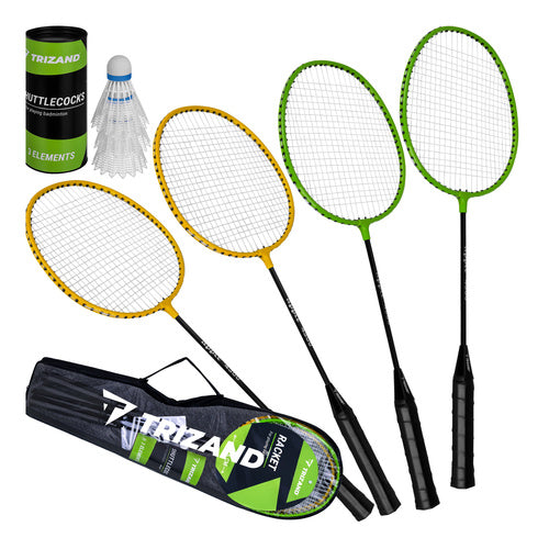 TRIZAND Badminton Set in a Carrying Case - 8 pcs. Trizand