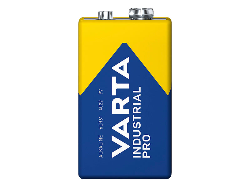 Blow Alkaline – 82-561# 9V 6LR61 Varta Indust Industrial Foil Alkaline Battery