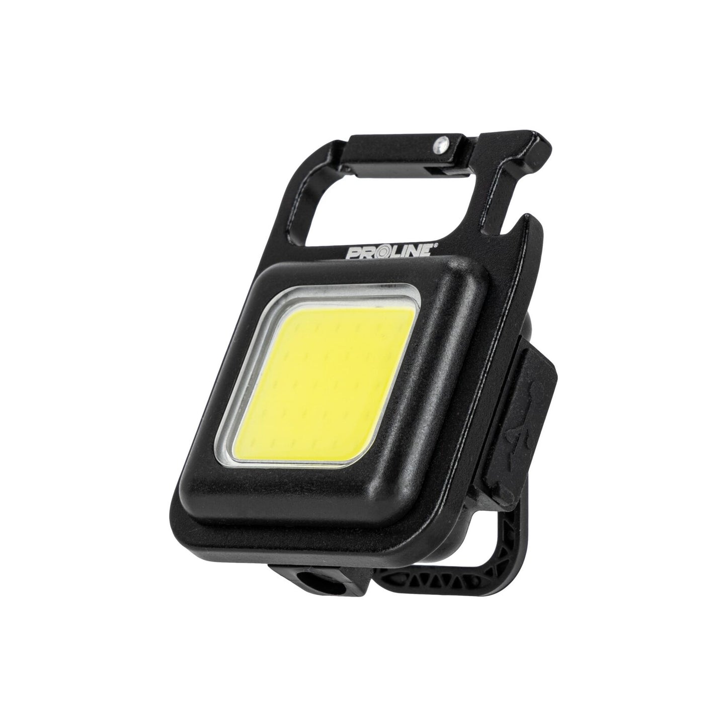 Proline Flashlights, hand – Compact mini flashlight, USB, COB 100lm, magnet, proline