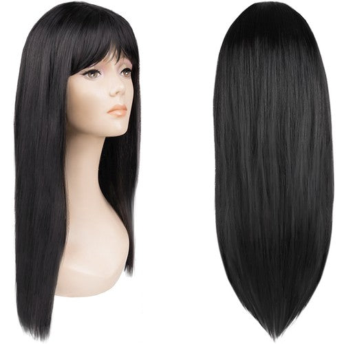 SOULIMA Hair, Wigs, and Accessories – Women's Long Black Wig P14833 – image 10