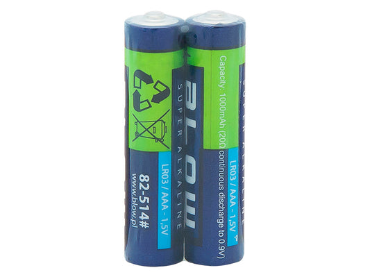 Blow Alkaline, coin-cell – 82-514# Blow Super Alkaline AAA LR3 Batteries, 2-Pack