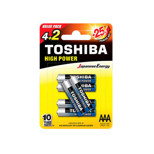 PLASTROL Alkaline, coin-cell, and zinc-carbon batteries – LR03 Battery Promopack 4+2