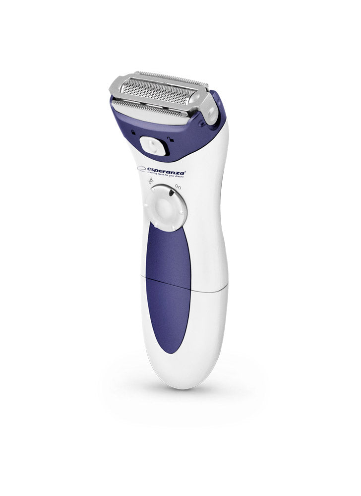 Esperanza Shavers – EBG003B Aruba Women's Electric Shaver, White and Blue, Esperanza