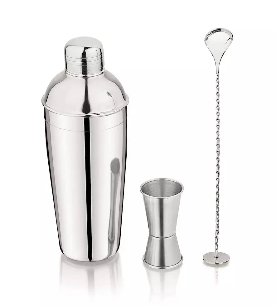 KINGHoff Accessories (bartending supplies, filters, plastic – 3-Piece Bartending Set, Kinghoff Steel