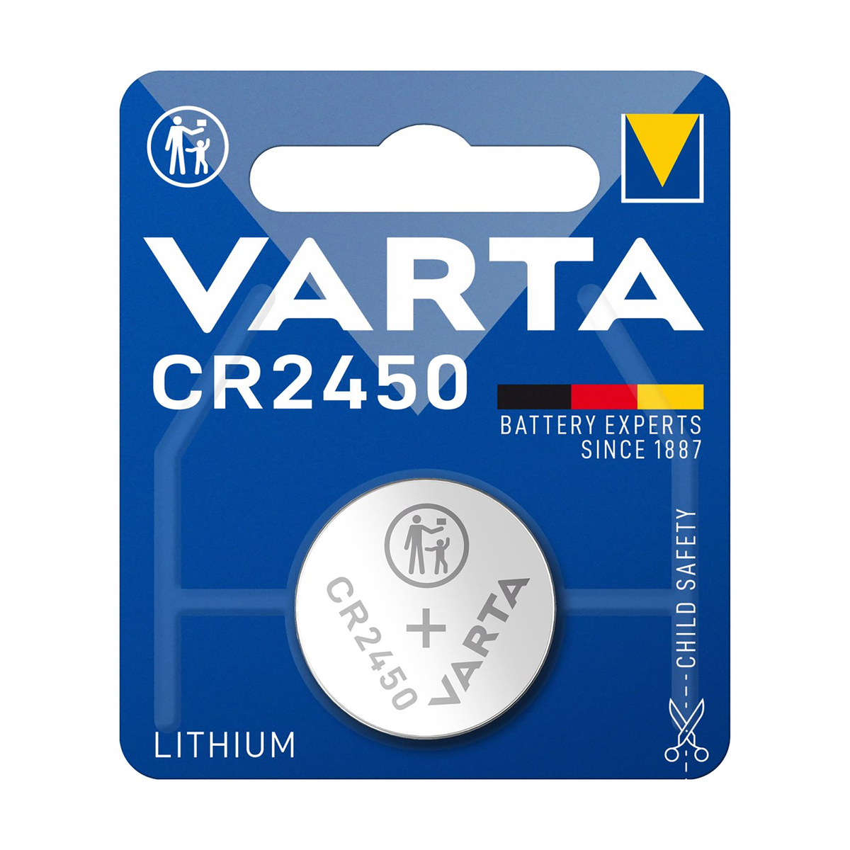 Varta Alkaline, coin-cell, and – VARTA CR2450 Battery, 1 per blister pack